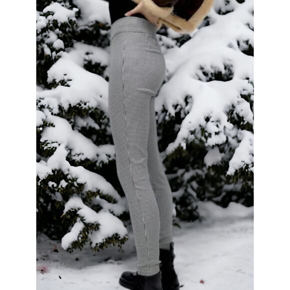 NWT - ZARA Houndstooth High Rise Leggings Size: XS - Picture 3 of 6